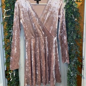 Velour Pink Dress